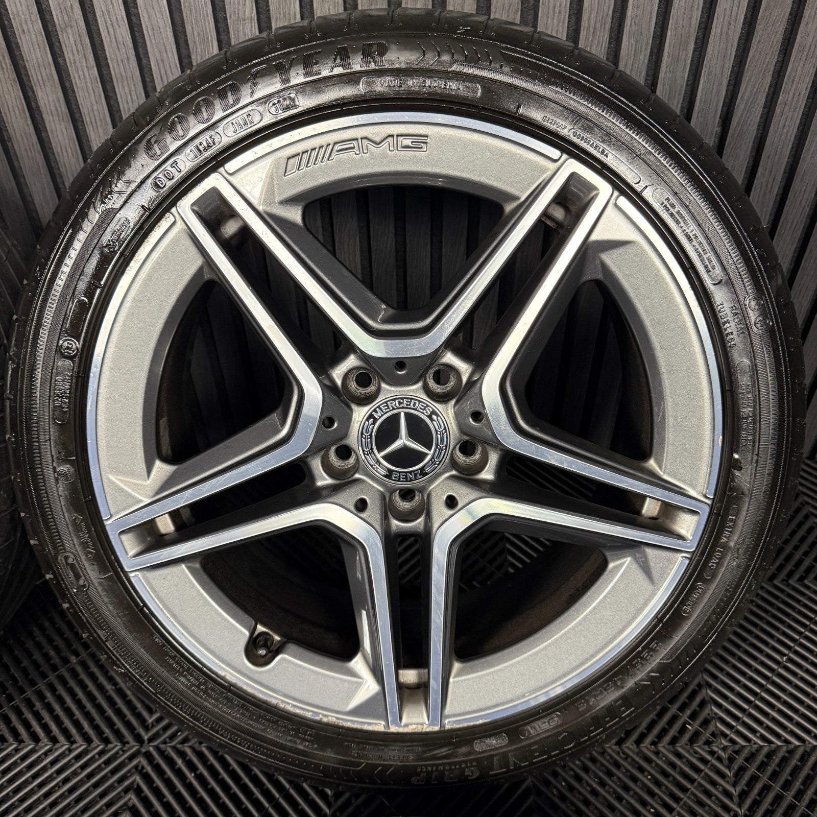 18'' GENUINE MERCEDES AMG A CLASS CLA B ALLOY WHEELS TYRES ALLOYS W177 5X112