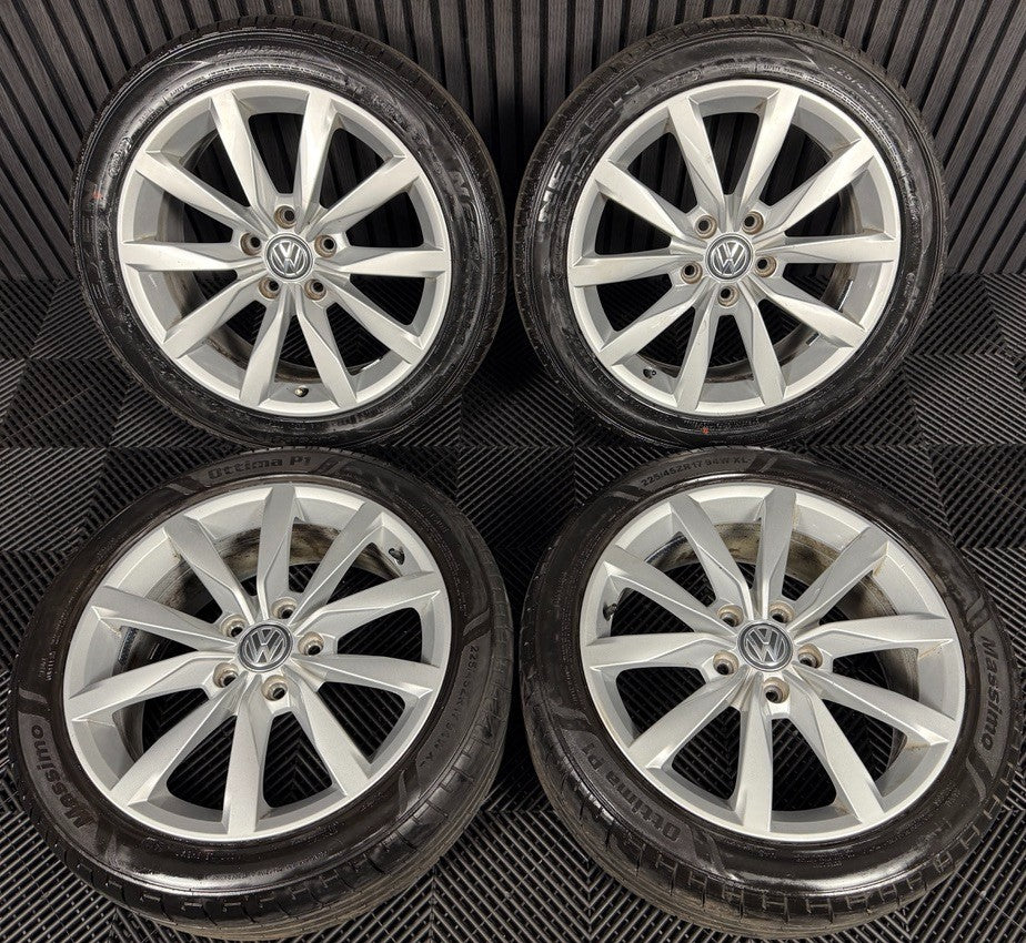 17'' GENUINE VW GOLF GT DIJON MK7 MK8 MK6 ALLOY WHEELS TYRES ALLOYS 5G0601025CH