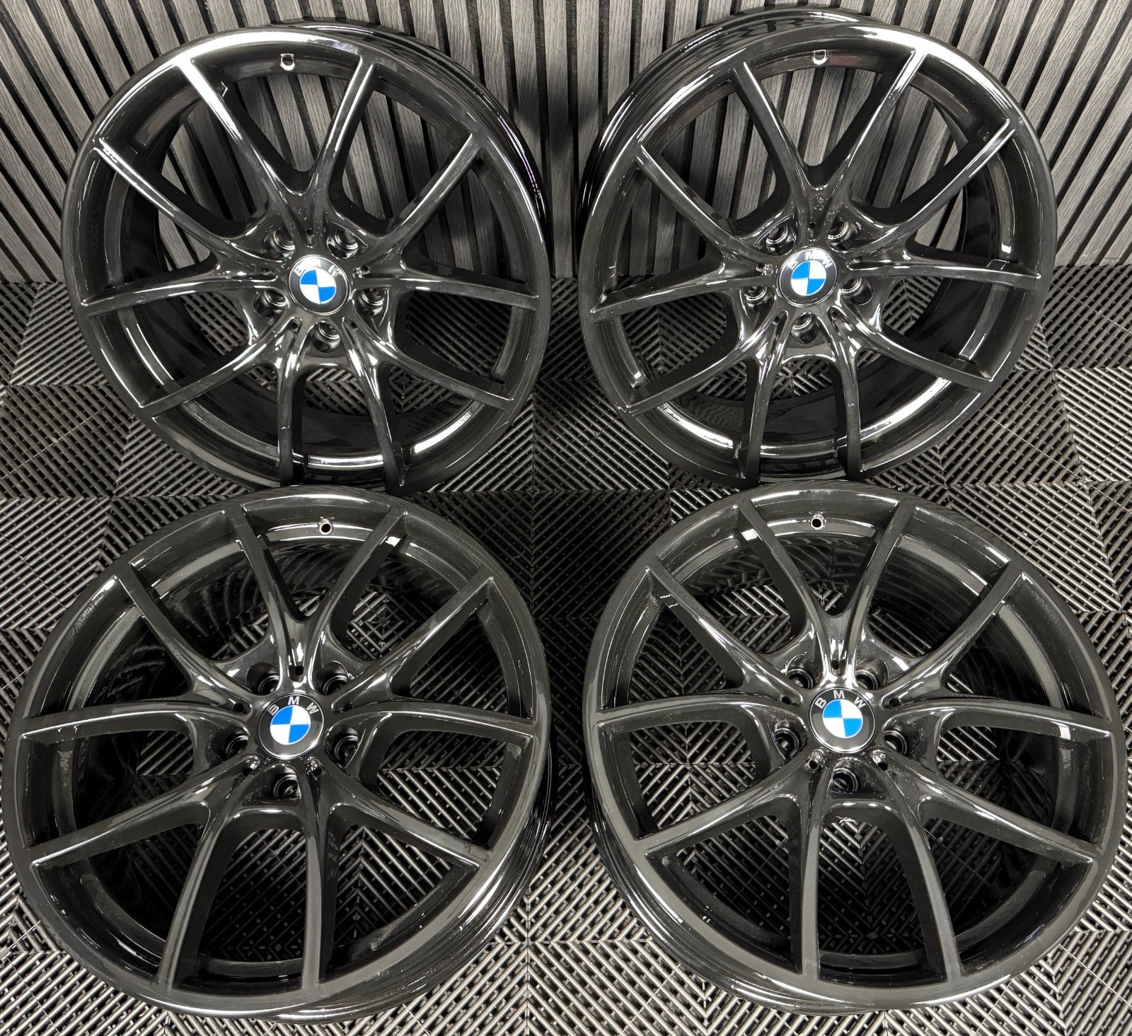 20" GENUINE BMW 5 SERIES 356 BLACK M SPORT F10 F11 F12 F13 F06 ALLOY WHEELS