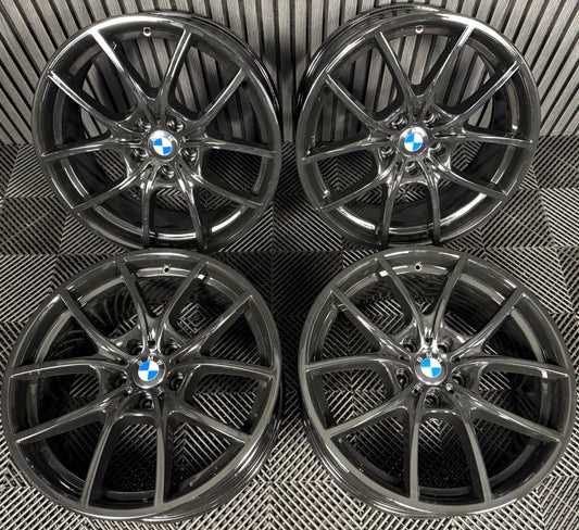 20" GENUINE BMW 5 SERIES 356 BLACK M SPORT F10 F11 F12 F13 F06 ALLOY WHEELS
