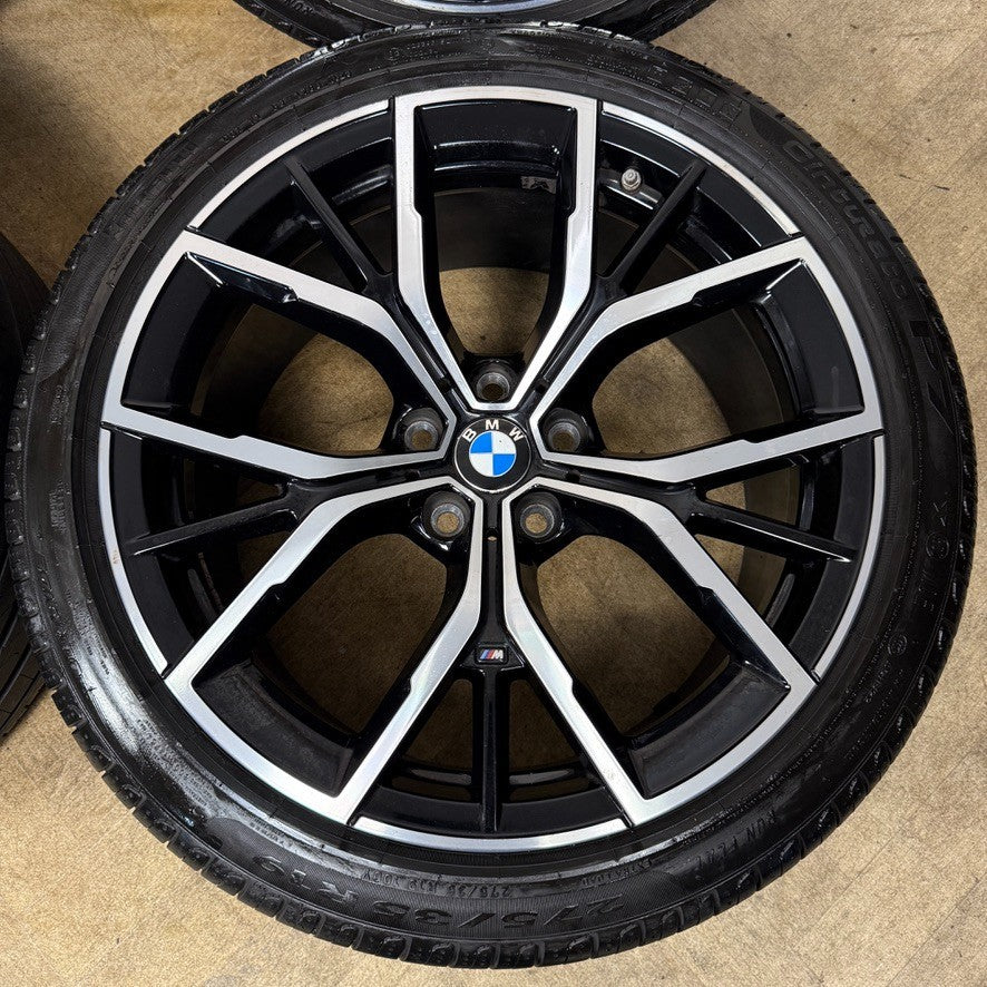 19'' GENUINE BMW 5 SERIES 845 M SPORT G30 G31 ALLOY WHEELS TYRES ALLOYS