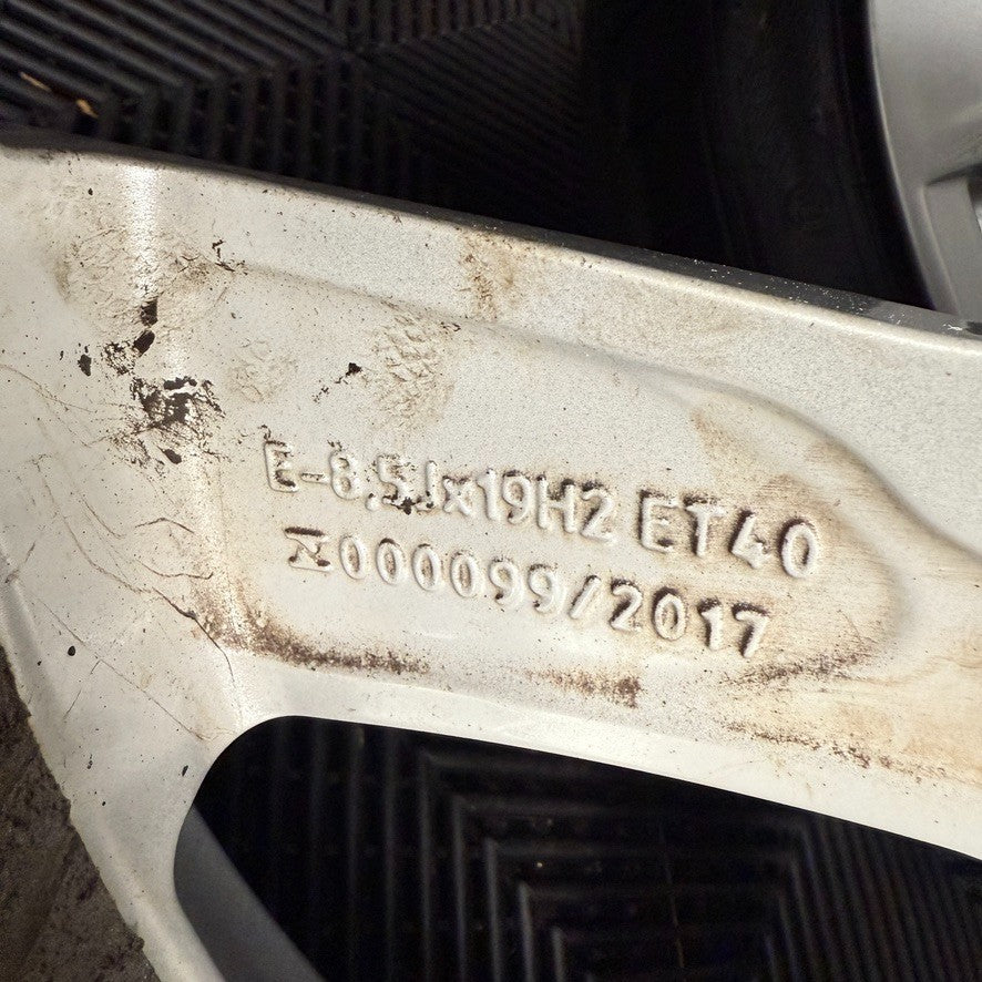 19'' GENUINE AUDI A4 S LINE SILVER B8 B9 ALLOY WHEELS ALLOYS TYRES 8W0601025ES