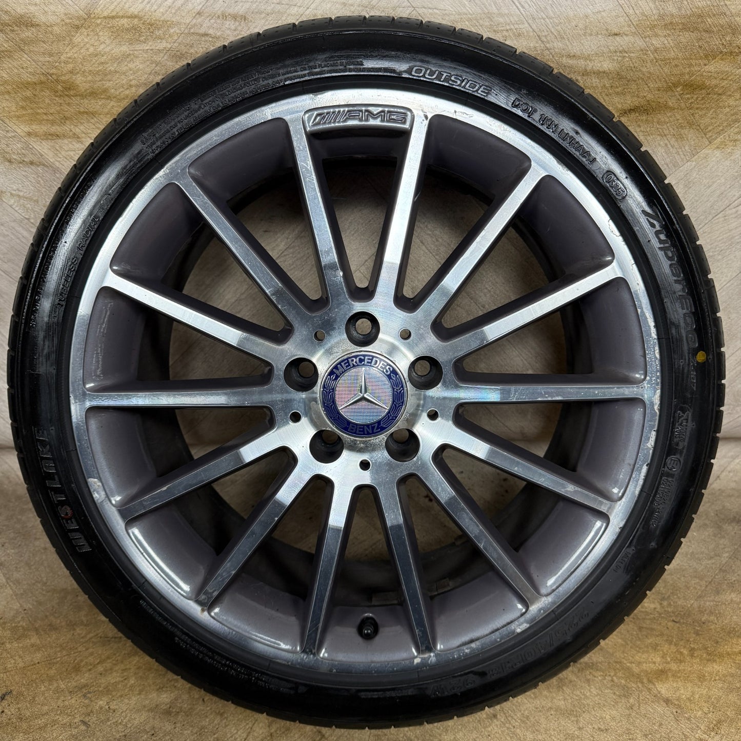 1X 18'' GENUINE AMG MERCEDES A B CLASS CLA MULTISPOKE ALLOY WHEEL A1764010200