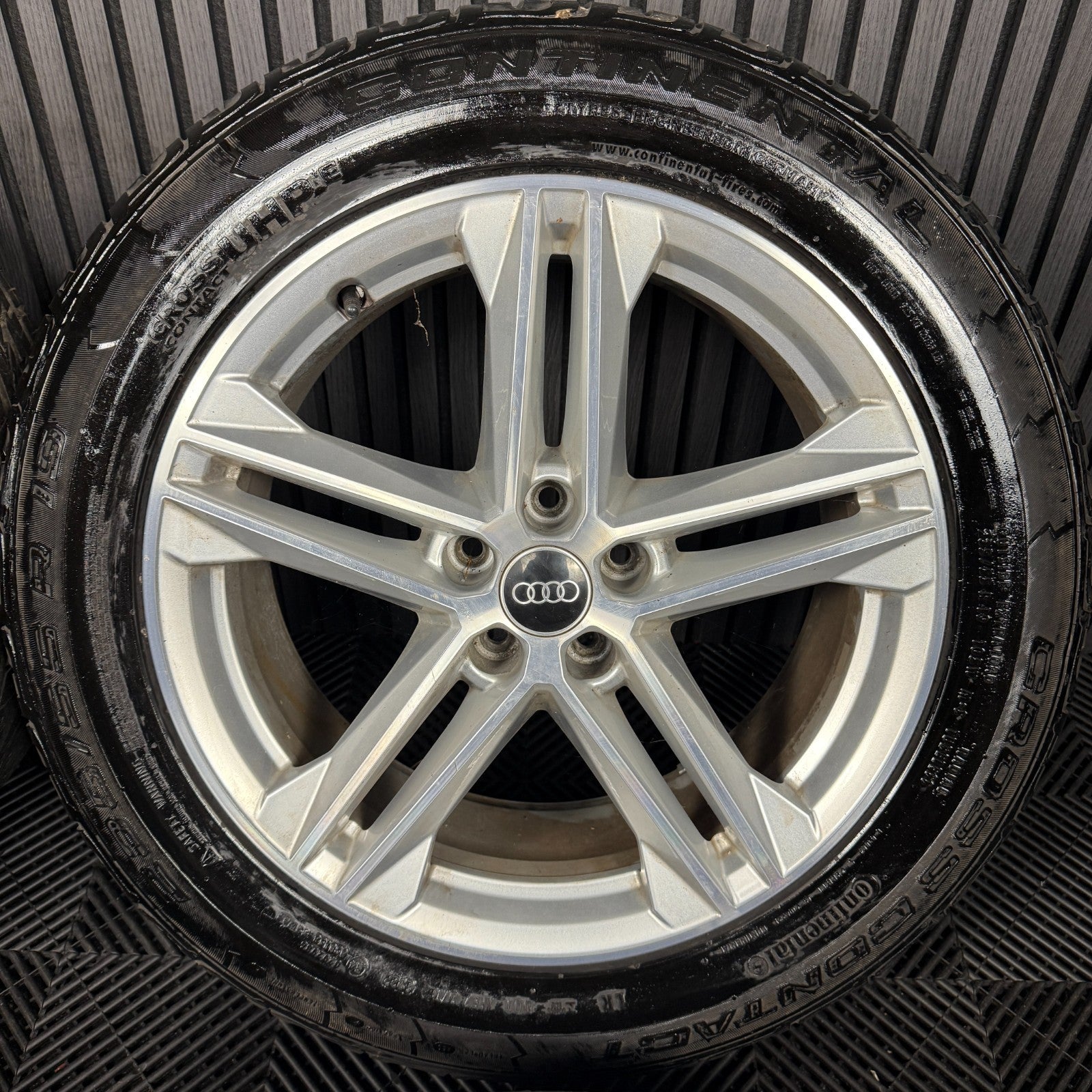 19'' GENUINE AUDI Q5 5 DOUBLE SPOKE S LINE ALLOY WHEELS TYRES 5X112  80A601025G