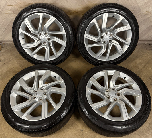 21" GENUINE RANGE ROVER SPORT LAND DISCOVERY WHEELS TYRES ALLOYS JK621007BA