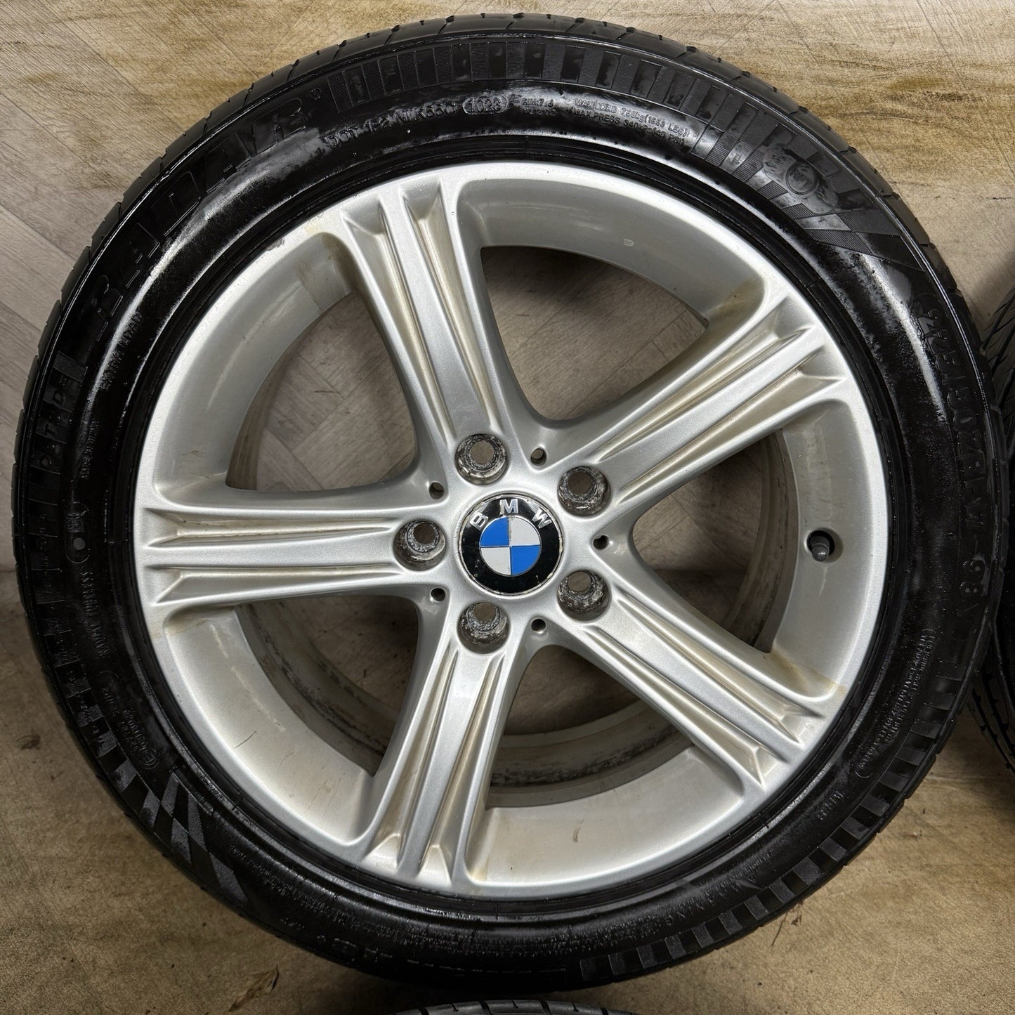 17" GENUINE BMW 3 SERIES 393 F30 F31 F32 ALLOY WHEELS TYRES ALLOYS 6796242