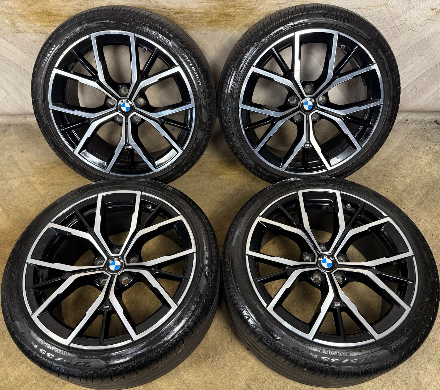 19'' GENUINE BMW 5 SERIES 845 M SPORT G30 G31 ALLOY WHEELS TYRES ALLOYS