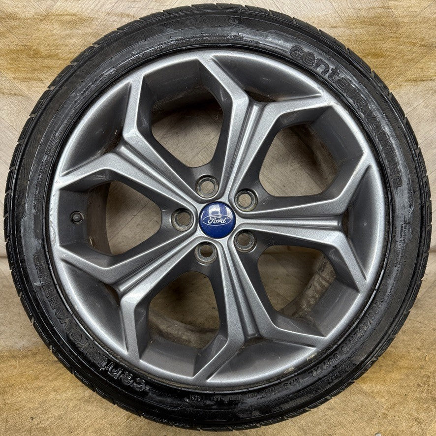 1X 18'' GENUINE FORD S MAX MK1 GREY TITANIUM X ALLOY WHEEL SINGLE AM2J1007DC