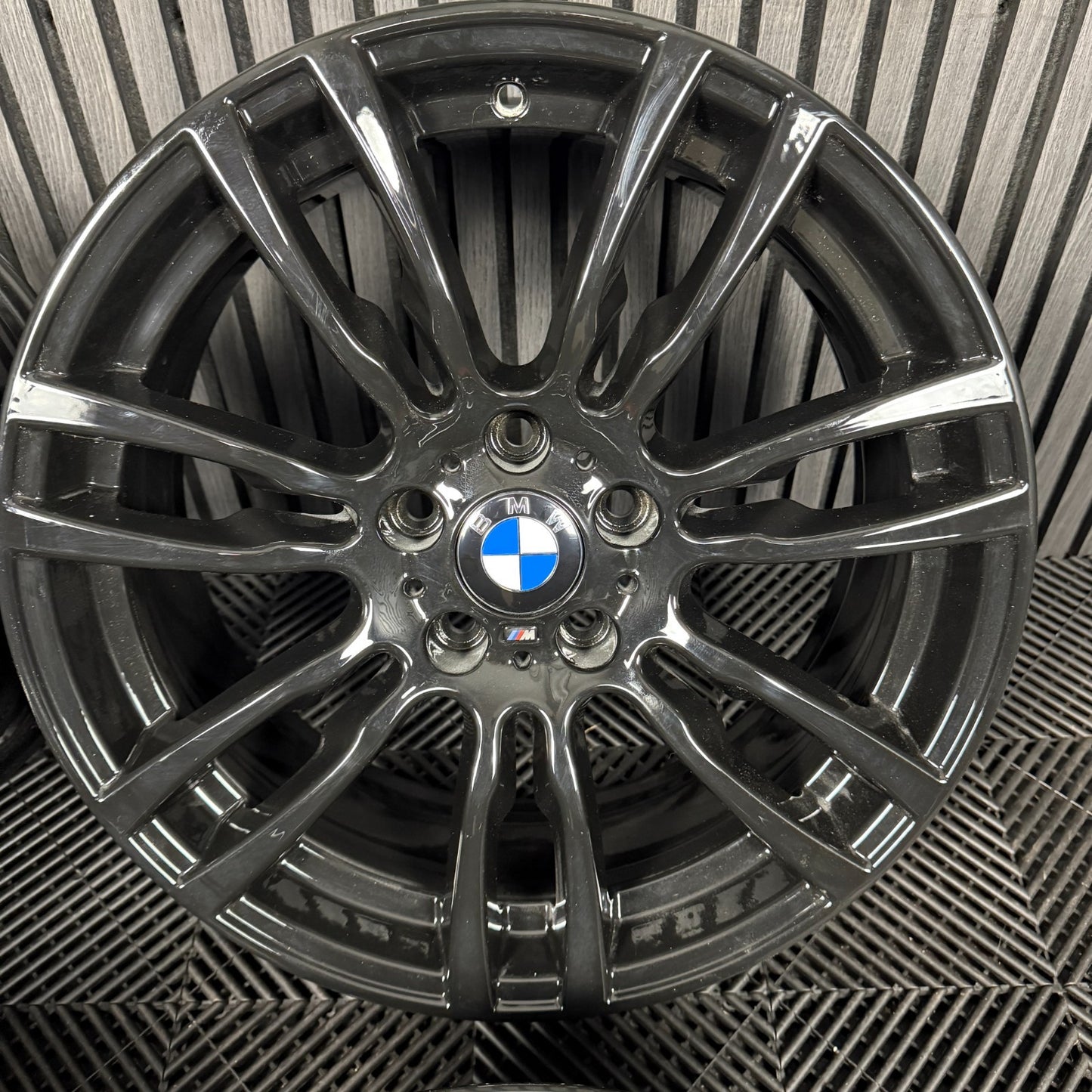 19" GENUINE BMW 3 SERIES 403 BLACK M SPORT F30 F31 F32 E90 E92 ALLOY WHEELS