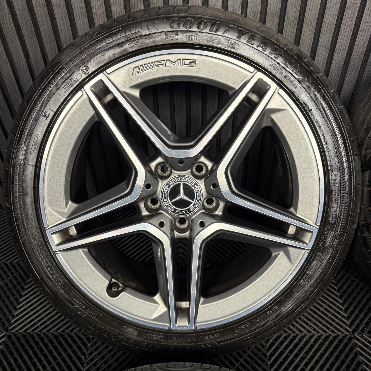 18'' GENUINE MERCEDES AMG A CLASS CLA B ALLOY WHEELS TYRES ALLOYS W177 5X112