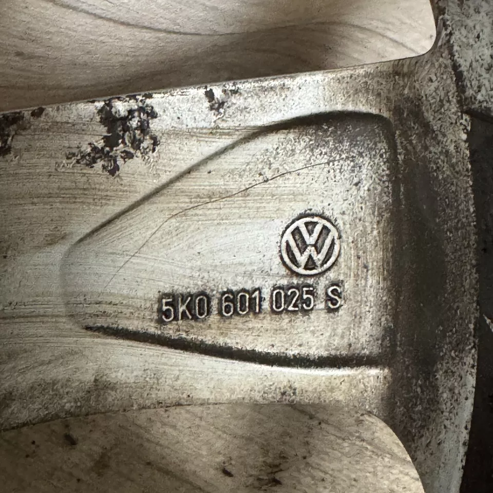 1X 16'' GENUINE VW GOLF MK6 CROFT PESCARO ALLOY WHEEL TYRE 5K0601025S
