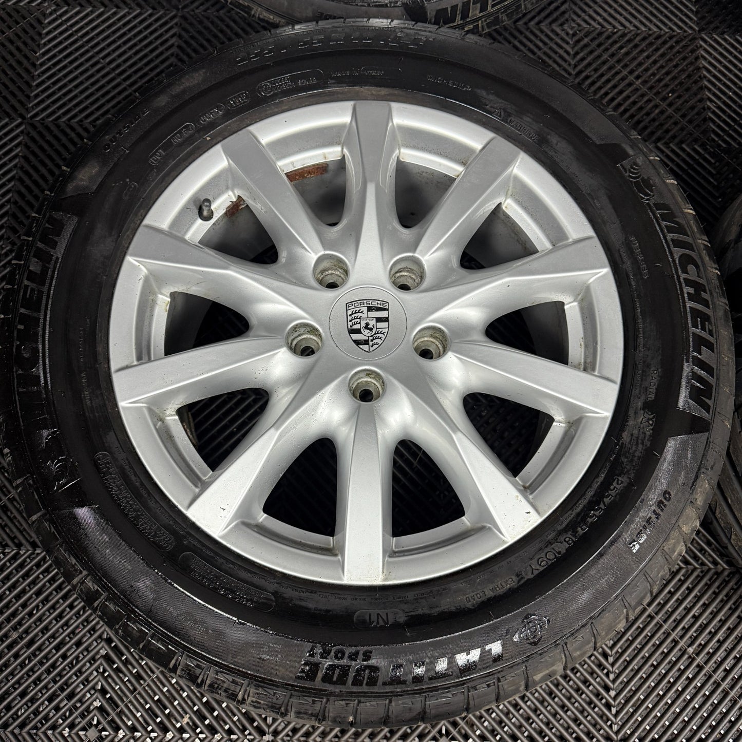 18'' GENUINE PORSCHE CAYENNE MULTISPOKE ALLOY WHEELS ALLOYS TYRES 7P5601025T