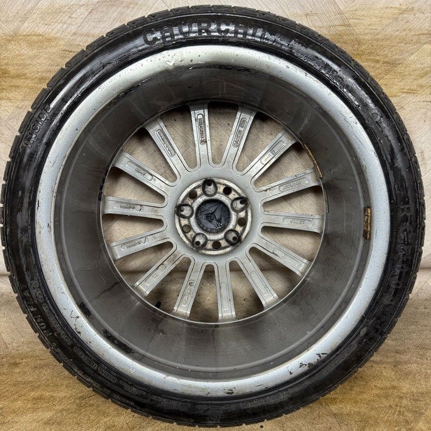 1X 19" GENUINE AMG MERCEDES C CLASS ALLOY WHEEL TYRE W205 REAR A2054011400
