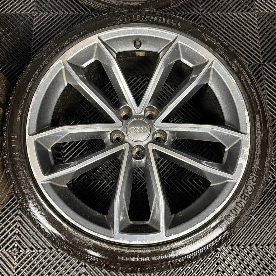19'' GENUINE AUDI A5 S LINE S5 ALLOY WHEELS ALLOYS TYRES 8W0601025DF