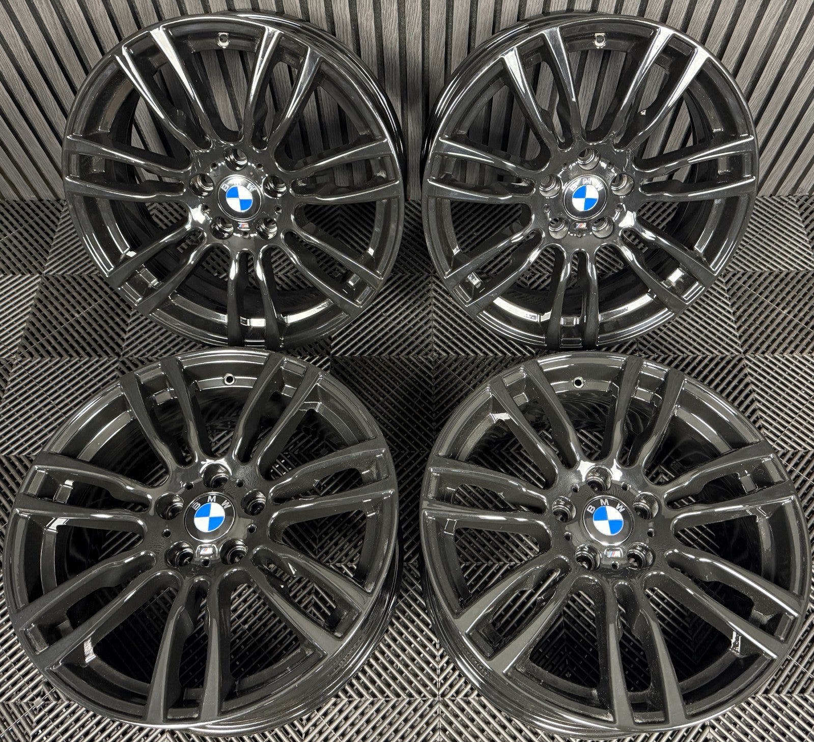 19" GENUINE BMW 3 SERIES 403 BLACK M SPORT F30 F31 F32 E90 E92 ALLOY WHEELS