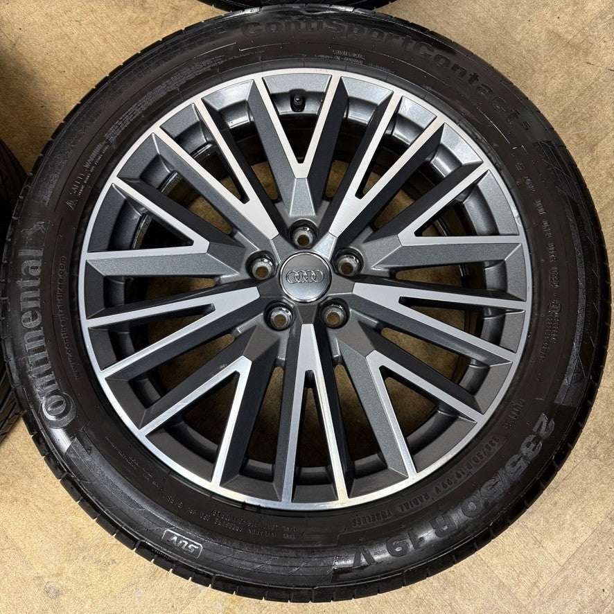 19'' GENUINE AUDI Q3 S LINE MULTISPOKE DC ALLOY WHEELS TYRE ALLOYS 83A601025L