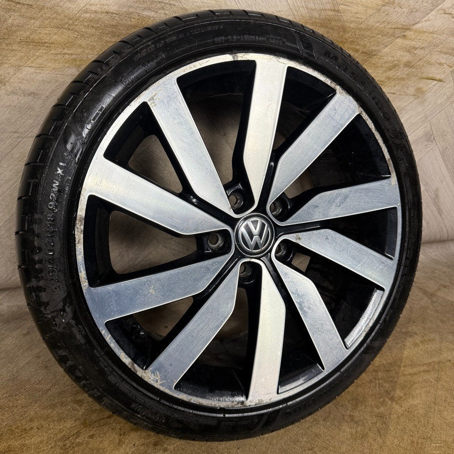 1X 18'' GENUINE VW GOLF GTE GTD GT MARSIELLE MK7 ALLOY WHEEL TYRE 5G0601025AL