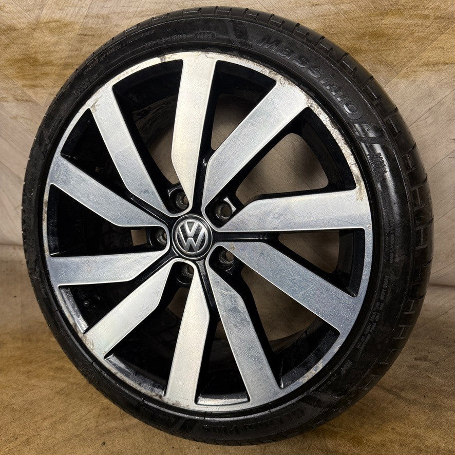 1X 18'' GENUINE VW GOLF GTE GTD GT MARSIELLE MK7 ALLOY WHEEL TYRE 5G0601025AL