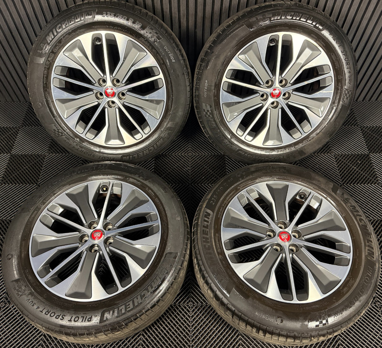 19'' GENUINE JAGUAR I PACE I-PACE 5055 ATOM ALLOY WHEELS TYRES M9D3-1007-BA