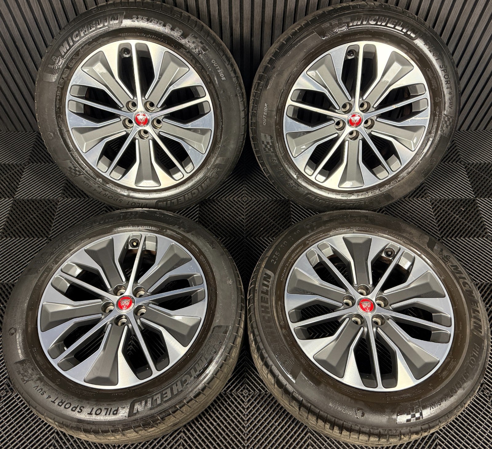 19'' GENUINE JAGUAR I PACE I-PACE 5055 ATOM ALLOY WHEELS TYRES M9D3-1007-BA