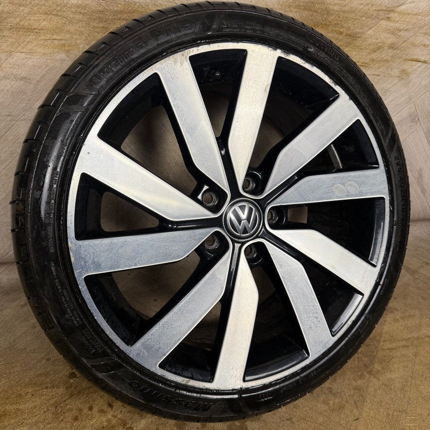 1X 18'' GENUINE VW GOLF GTE GTD GT MARSIELLE MK7 ALLOY WHEEL TYRE 5G0601025AL
