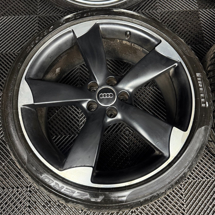 20'' GENUINE AUDI RSQ3 Q3 S LINE 5 SPOKE ROTORS WHEELS TYRE ALLOYS 8U0601025L