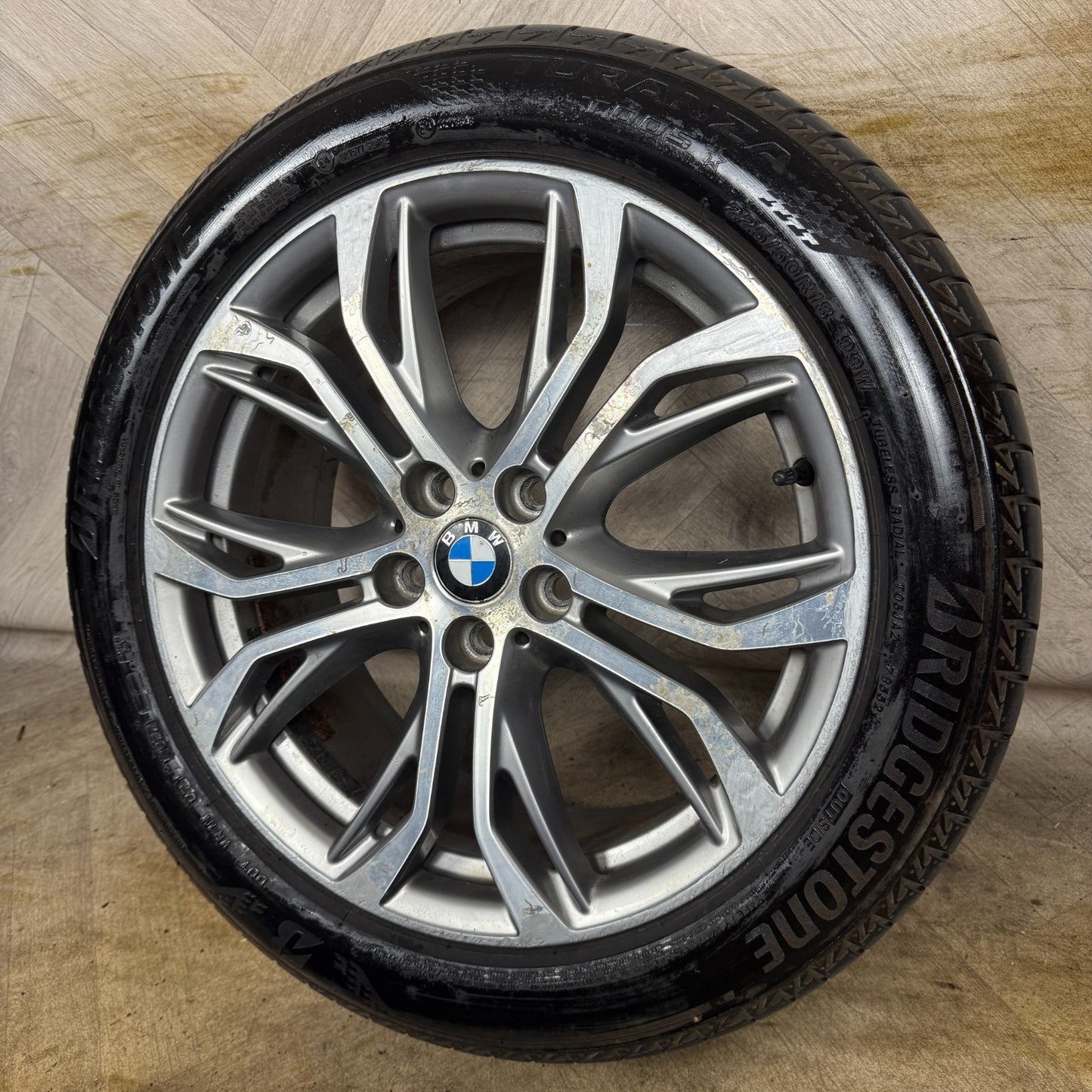 1X 18'' GENUINE BMW X1 566 F48 X1 F39 ALLOY WHEEL TYRE 6856067 7.5J ET51