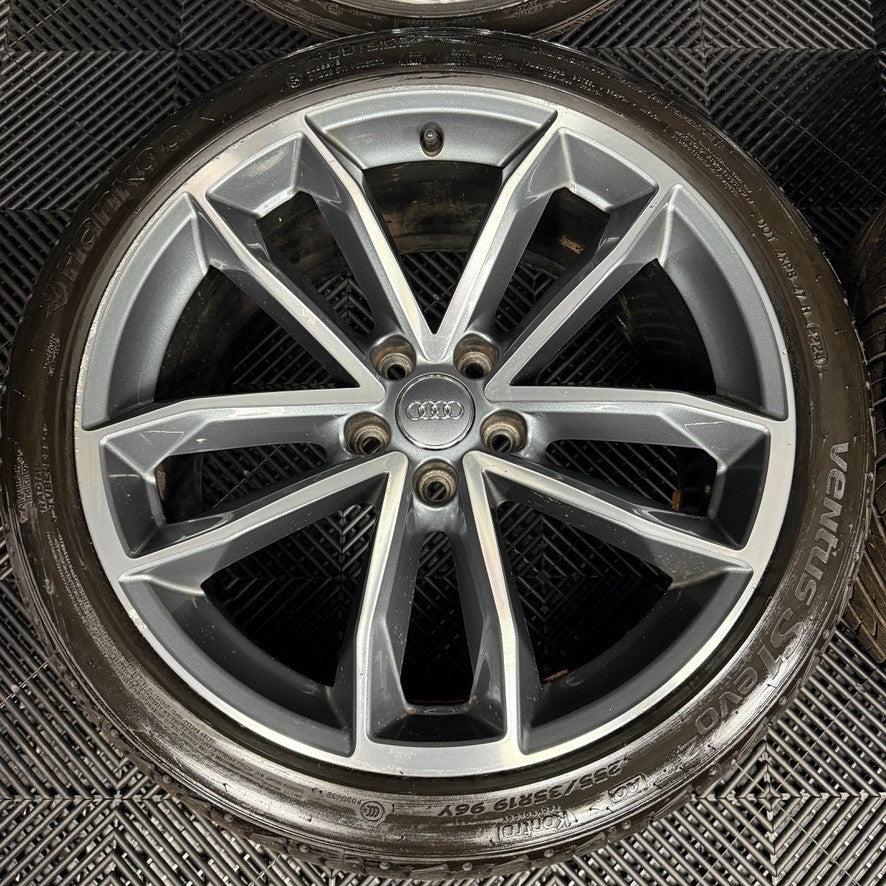 19'' GENUINE AUDI A5 S LINE S5 ALLOY WHEELS ALLOYS TYRES 8W0601025DF