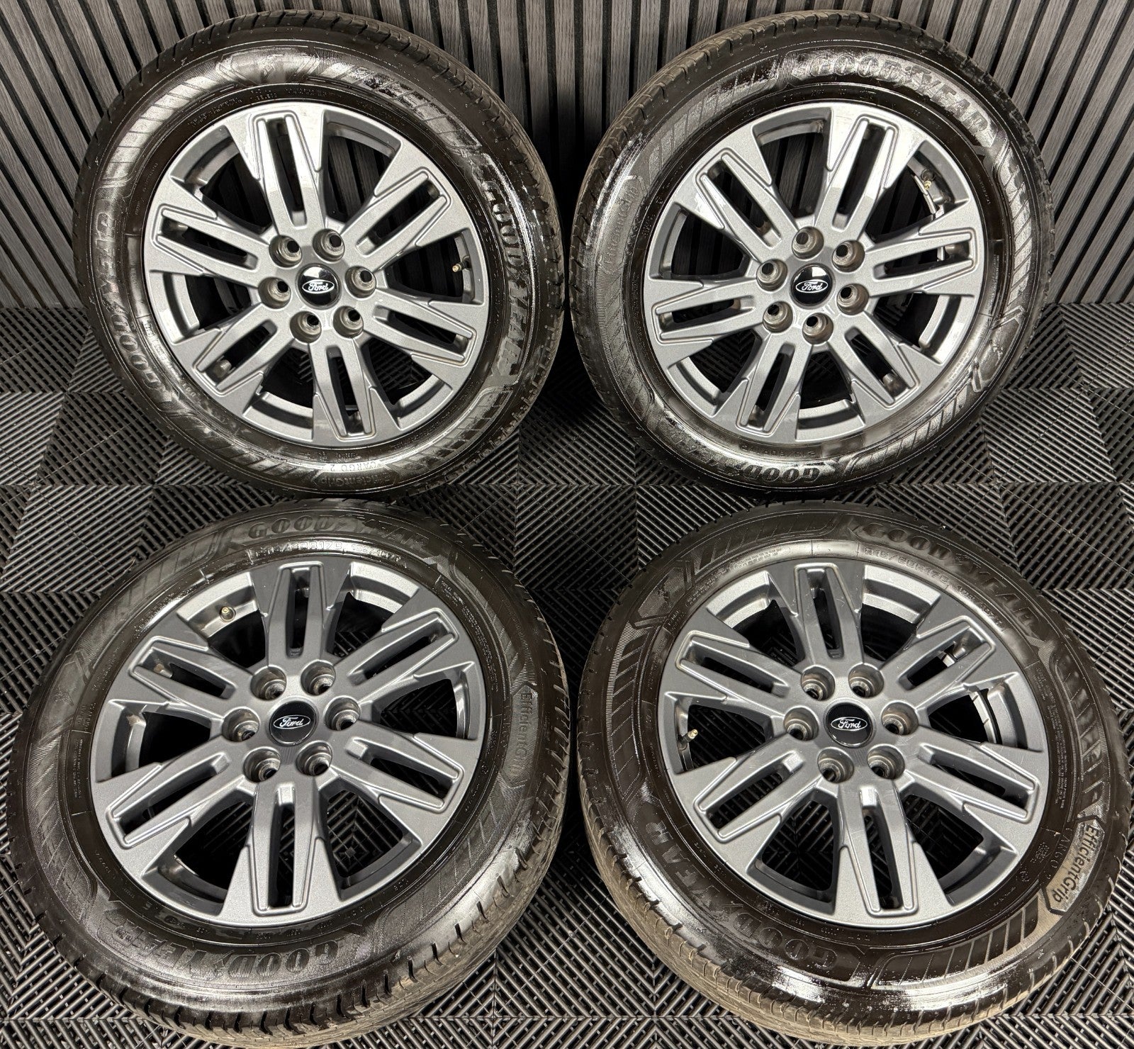 17" GENUINE FORD TRANSIT CUSTOM GREY ALLOY WHEELS TYRES MK9 2024 6X120