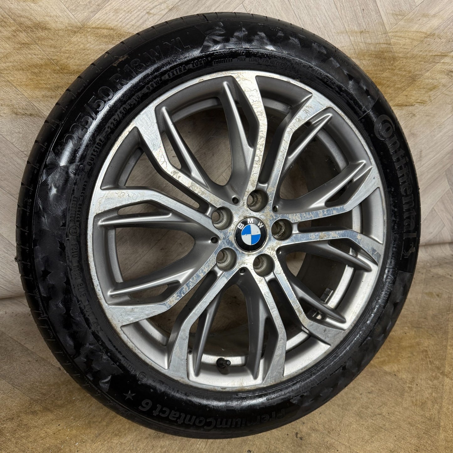 1X 18'' GENUINE BMW X1 566 F48 X1 F39 ALLOY WHEEL TYRE 6856067 7.5J ET51