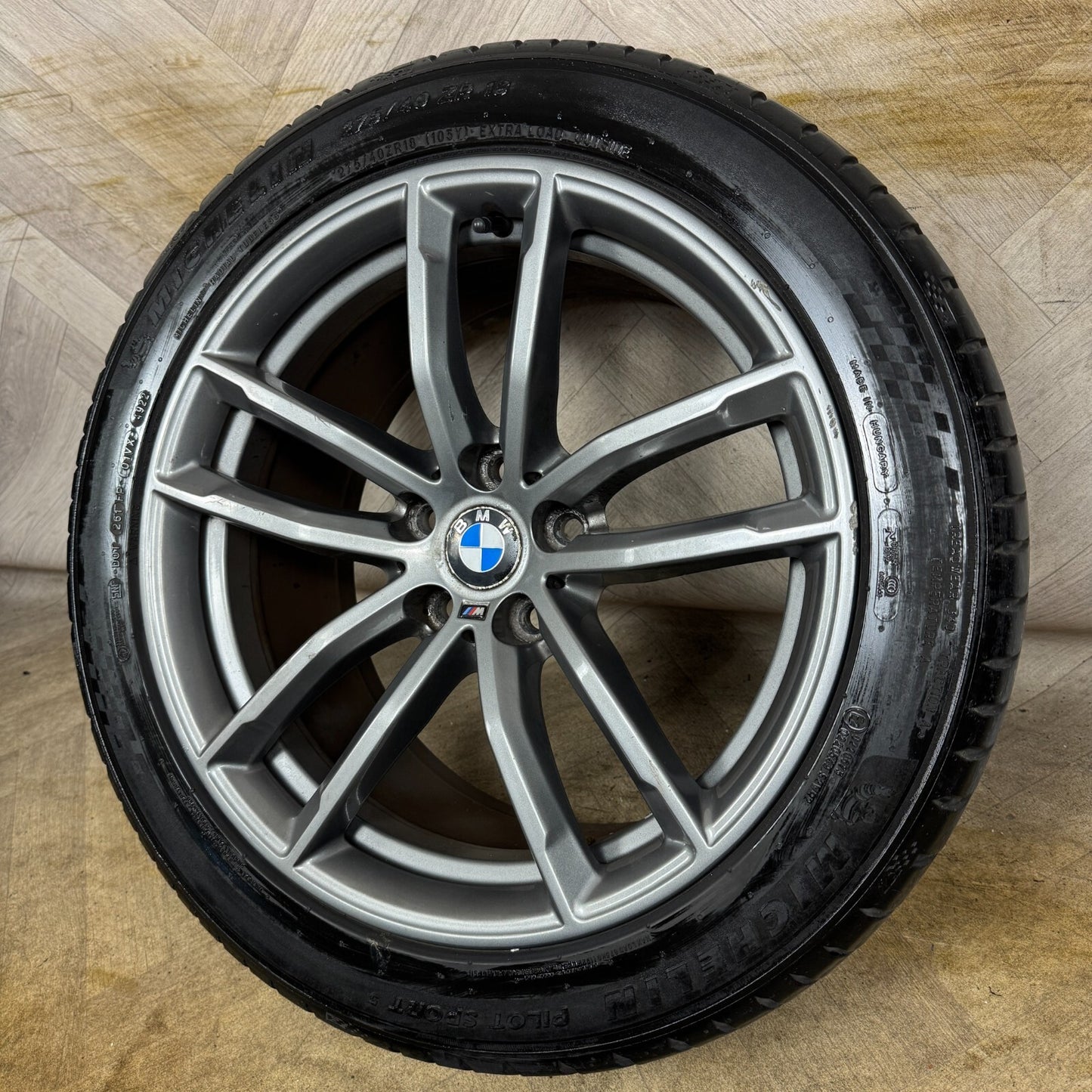 1X 18'' GENUINE BMW 5 SERIES 662 M G30 G31 SPORT ALLOY WHEEL REAR 8093406