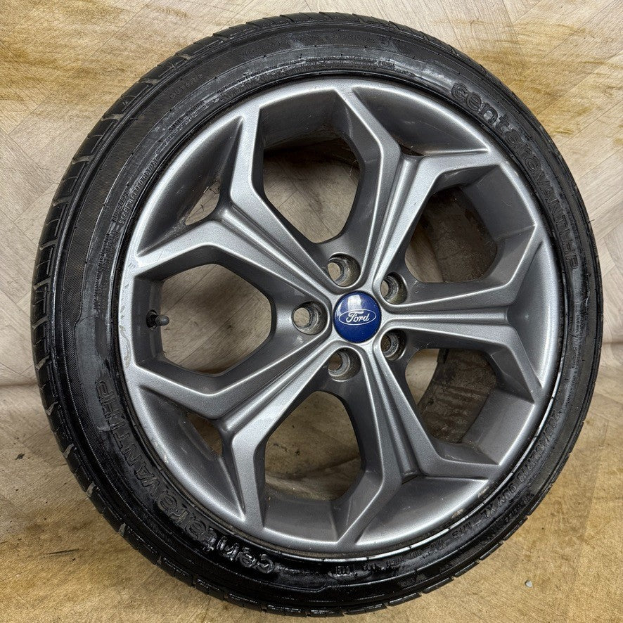 1X 18'' GENUINE FORD S MAX MK1 GREY TITANIUM X ALLOY WHEEL SINGLE AM2J1007DC