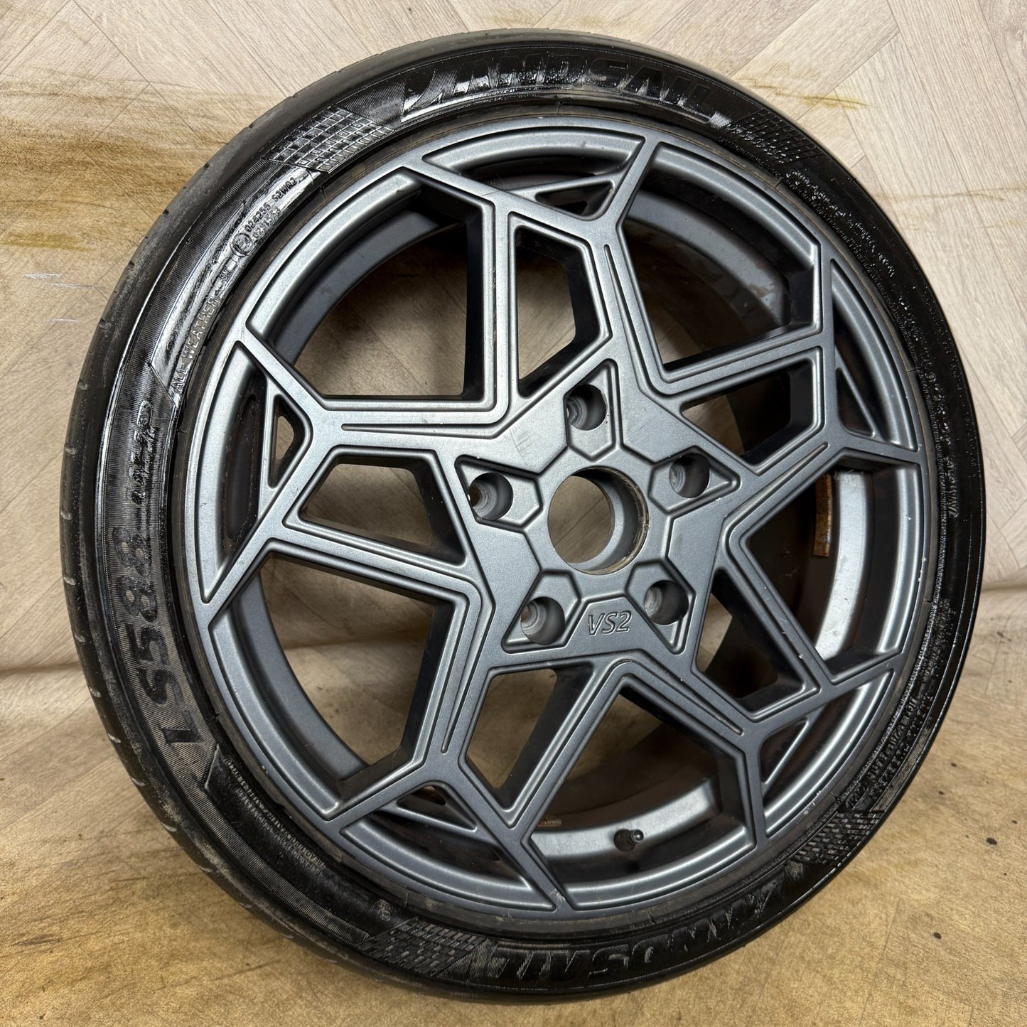 1X 20'' FORD TRANSIT CUSTOM MOTION R VS2 GREY ALLOY WHEEL SINGLE SPARE