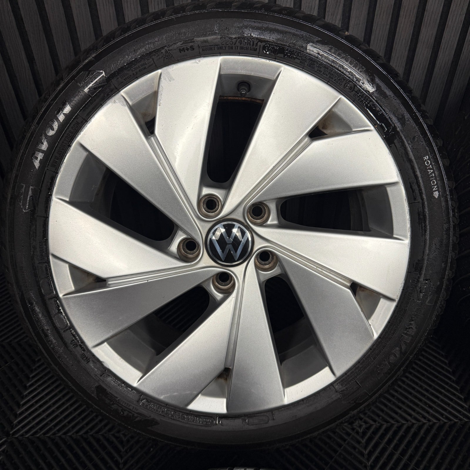 17'' GENUINE VW GOLF BELMONT MK8 MK7 MK6 ALLOY WHEELS TYRES ALLOYS 5H0601025C