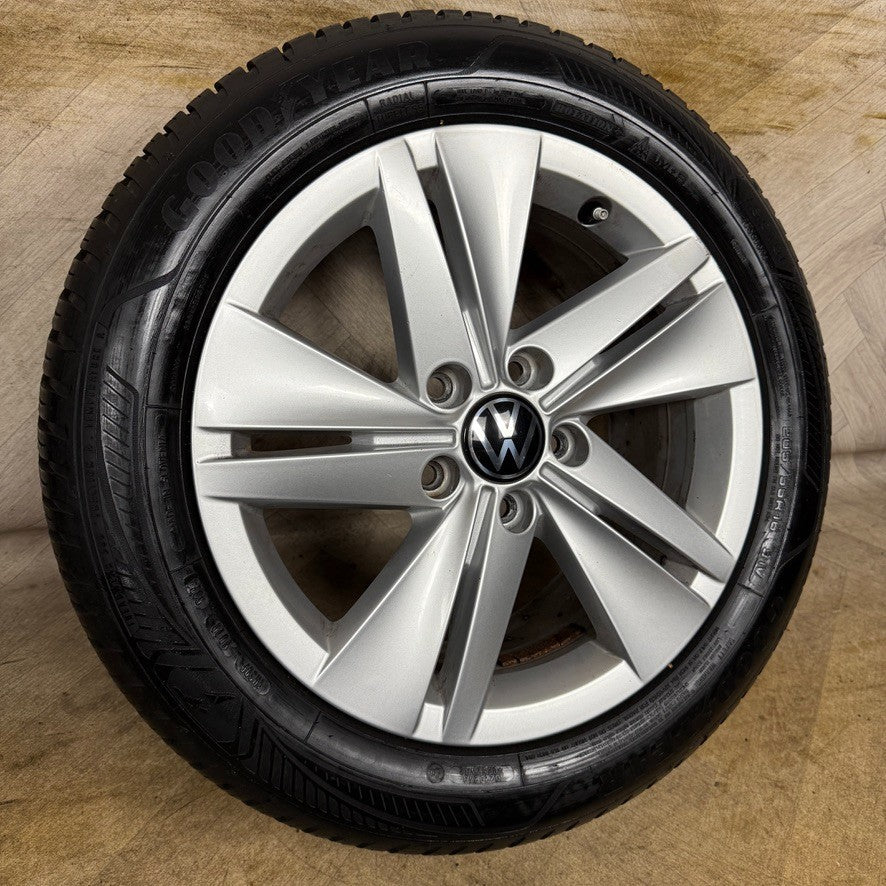 1X 16'' GENUINE VW GOLF MK8 NORFOLK ALLOY WHEEL TYRE GT SINGLE 5H0601025