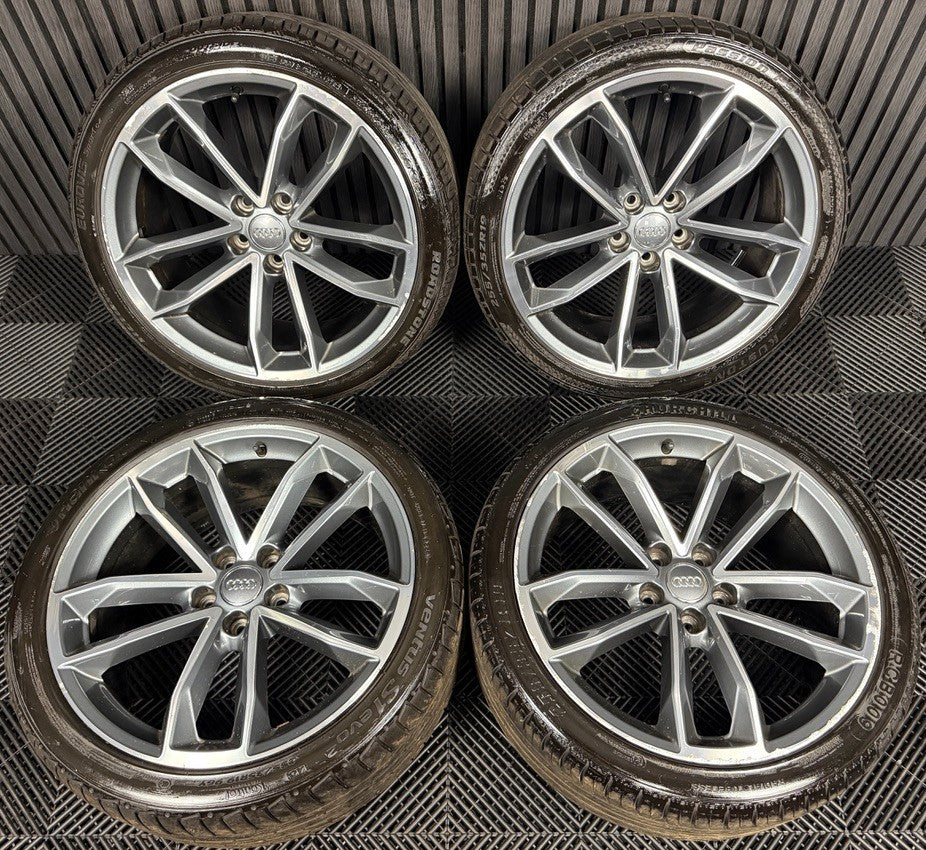 19'' GENUINE AUDI A5 S LINE S5 ALLOY WHEELS ALLOYS TYRES 8W0601025DF