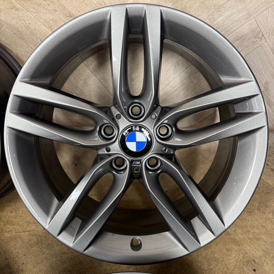 18'' GENUINE BMW 1 SERIES 2 F20 F21 F22 461 M SPORT FERRIC GREY ALLOY WHEELS