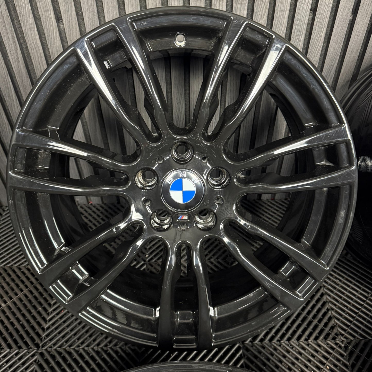 19" GENUINE BMW 3 SERIES 403 BLACK M SPORT F30 F31 F32 E90 E92 ALLOY WHEELS