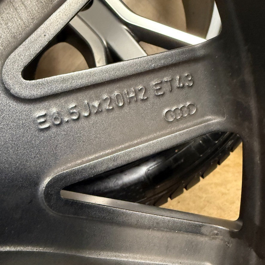 20'' GENUINE AUDI S6 A6 C8 S LINE RS GREY ALLOY WHEELS TYRES ALLOYS 4K0601025AB