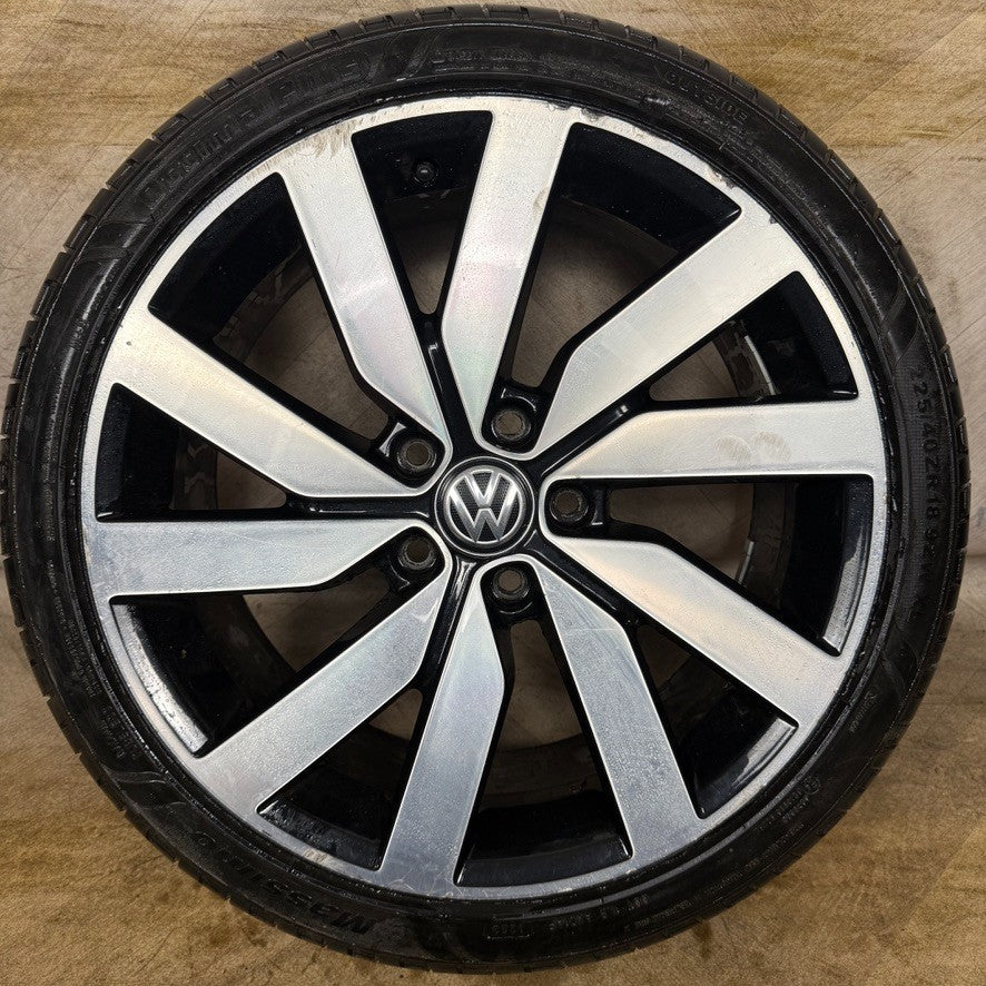 1X 18'' GENUINE VW GOLF GTE GTD GT MARSIELLE MK7 ALLOY WHEEL TYRE 5G0601025AL