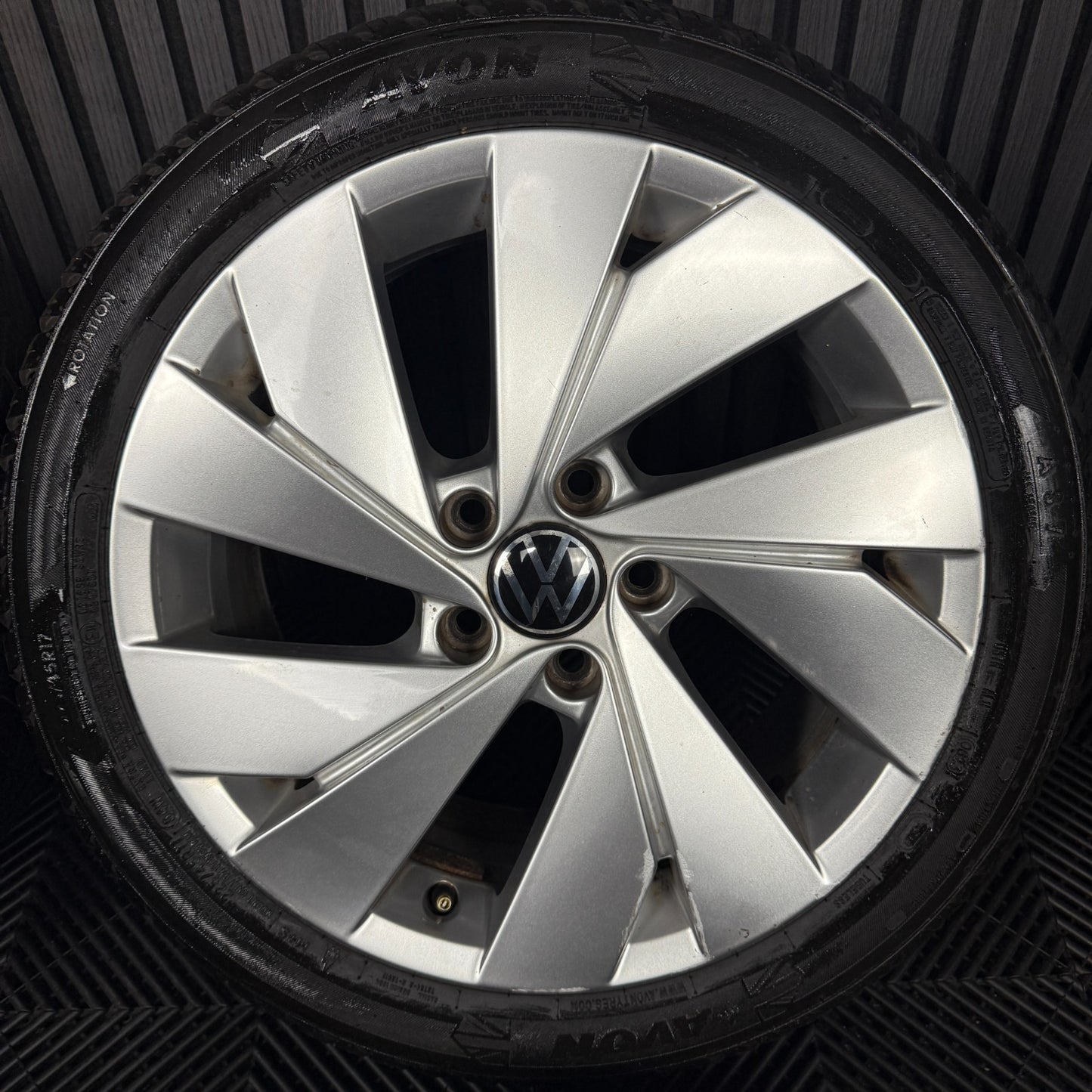 17'' GENUINE VW GOLF BELMONT MK8 MK7 MK6 ALLOY WHEELS TYRES ALLOYS 5H0601025C