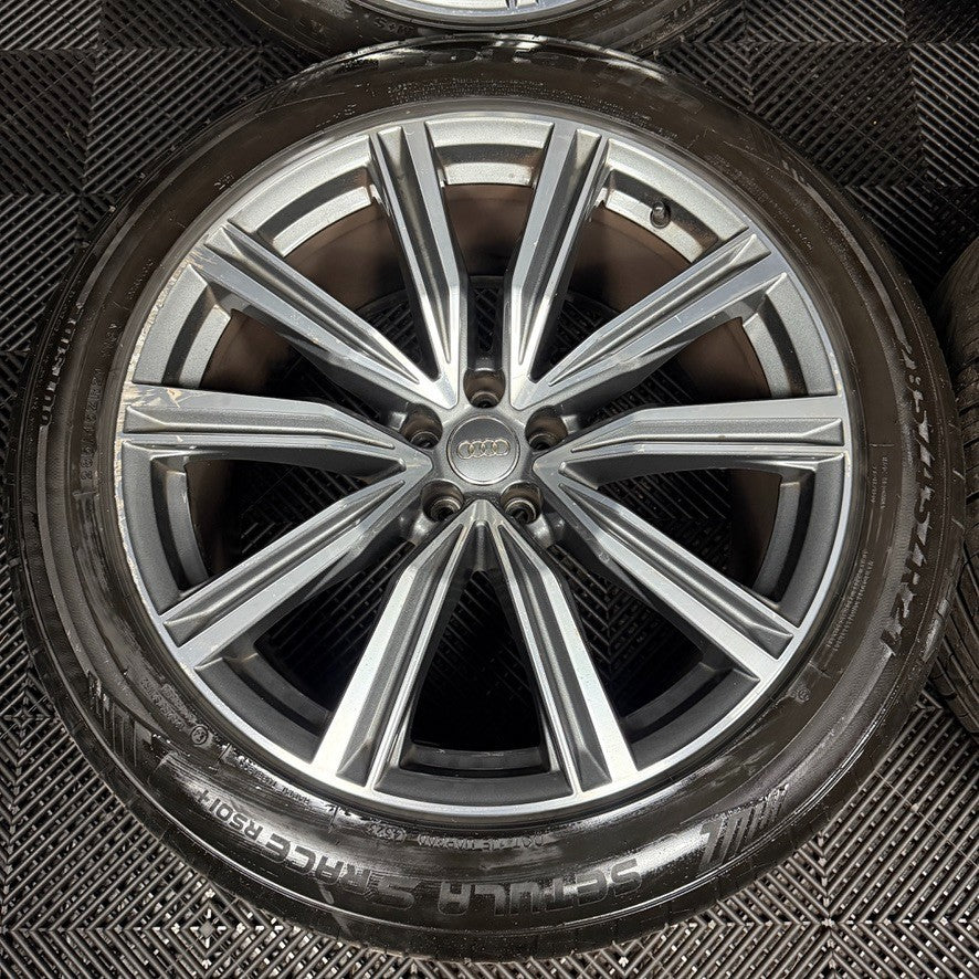 21'' GENUINE AUDI Q8 S LINE MULTISPOKE ALLOY WHEELS ALLOYS TYRES 4M8601025G