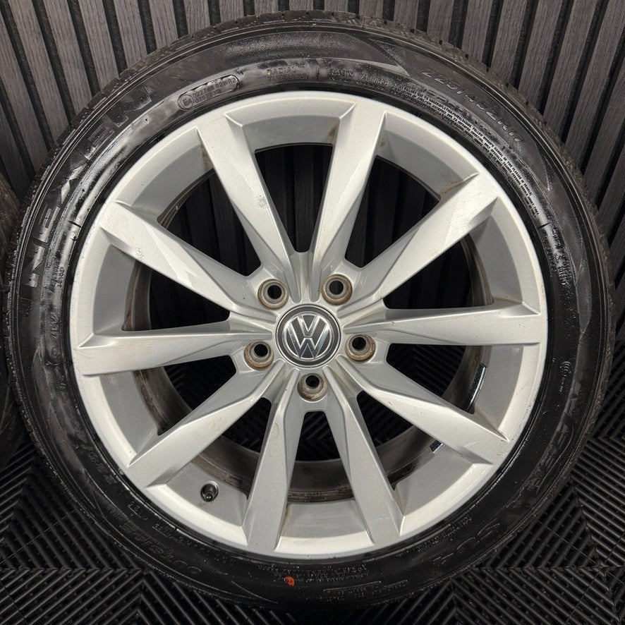 17'' GENUINE VW GOLF GT DIJON MK7 MK8 MK6 ALLOY WHEELS TYRES ALLOYS 5G0601025CH