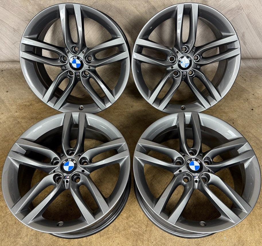 18'' GENUINE BMW 1 SERIES 2 F20 F21 F22 461 M SPORT FERRIC GREY ALLOY WHEELS