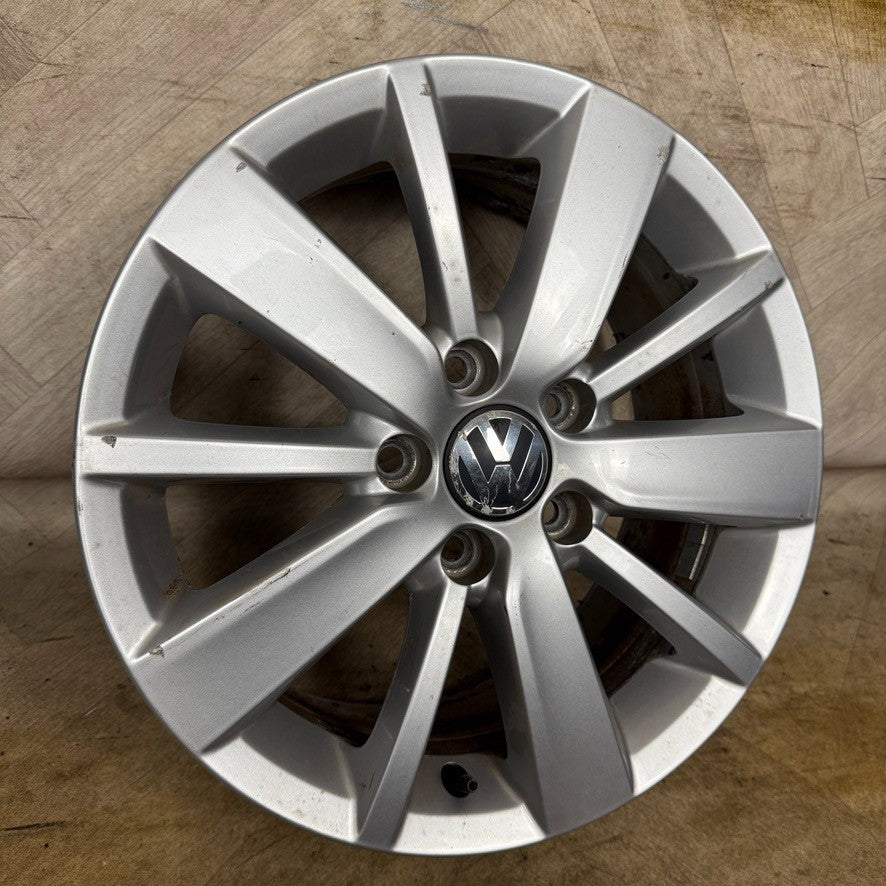 1X 16'' GENUINE VW GOLF MK6 CROFT PESCARO ALLOY WHEEL TYRE 5K0601025S