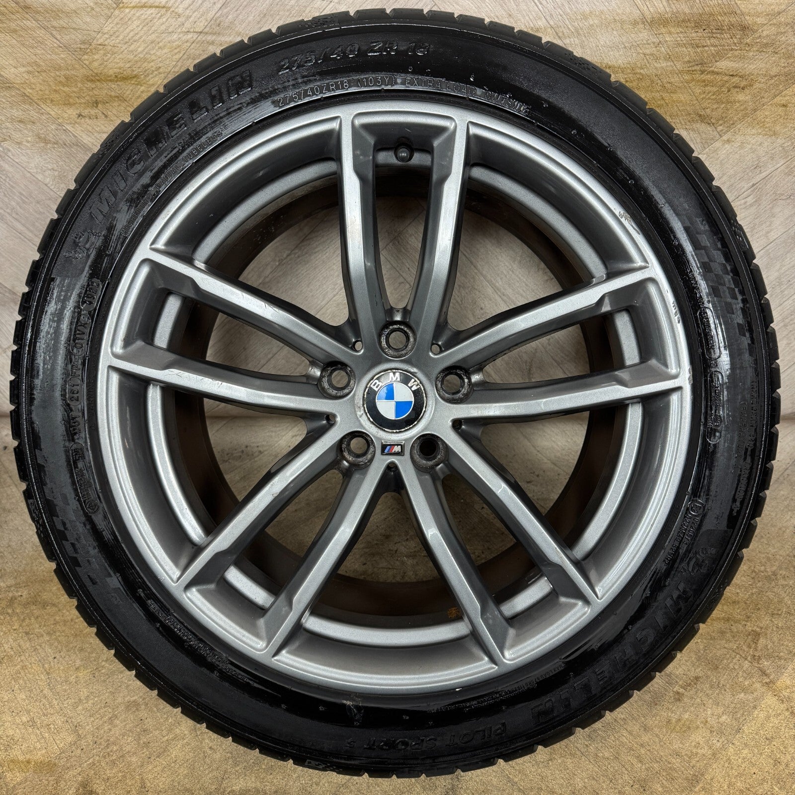 1X 18'' GENUINE BMW 5 SERIES 662 M G30 G31 SPORT ALLOY WHEEL REAR 8093406