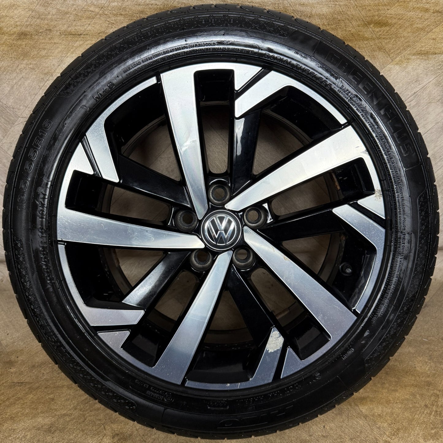 1X 16'' GENUINE VW POLO TORSBY MK6 2G ALLOY WHEEL TYRE GT SINGLE 2G0601025T