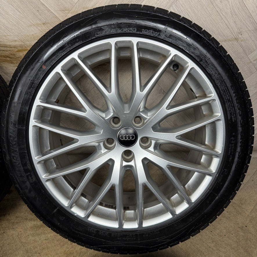 20'' GENUINE AUDI Q5 SQ5 MULTISPOKE S LINE TYRES ALLOY WHEELS 80A601025AB