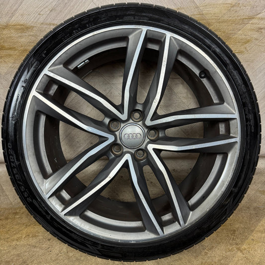 1X 20'' GENUINE AUDI A6 S LINE C7 BLACK EDITION RS6-C WHEEL ALLOY 4G9601025M