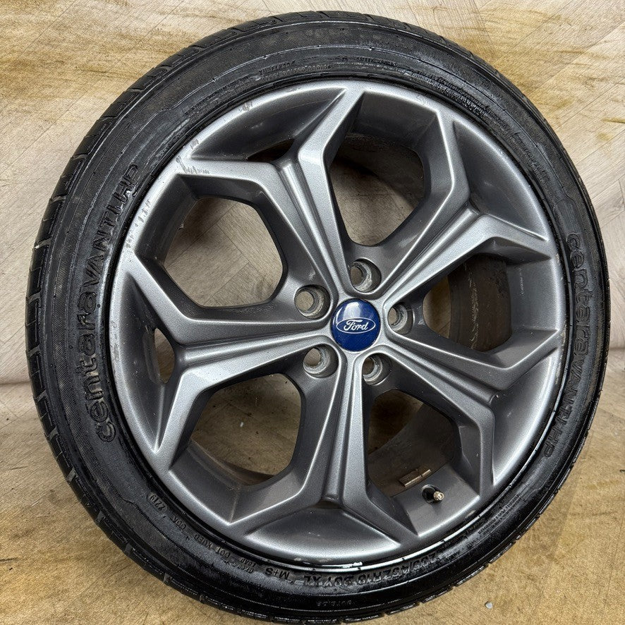 1X 18'' GENUINE FORD S MAX MK1 GREY TITANIUM X ALLOY WHEEL SINGLE AM2J1007DC